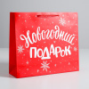 Пакет Новогодний ламинированный 30*26*9см ассортимент