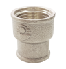 Муфта переходная 1"ВР / 3/4"ВР латунь никель Valfex