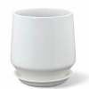 Горшок керамический Виктория Глянец 1л белый