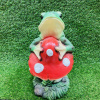 Фигура садовая Гриб с лягушкой большой