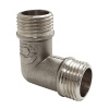 Угол 1/2"НР / 1/2"НР латунь никель Valfex (Уд)