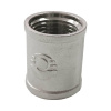 Муфта соединительная 3/4"ВР / 3/4"ВР латунь никель Valfex