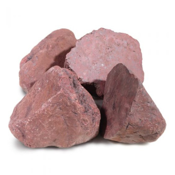Камень банный Яшма сургучная обвал 20кг