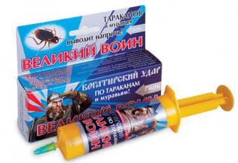 Гель Великий воин от тараканов ВХ 45гр