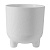 Горшок Фита 1,45л белый с дренажной вставкой