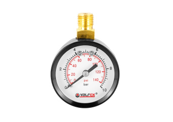 Манометр радиальный  50мм/10бар-1/4" верх. подключение VALFEX