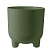 Горшок Фита 4,3л нефрит с дренажной вставкой