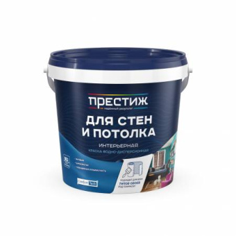 Краска для стен и потолка белая 1,4кг