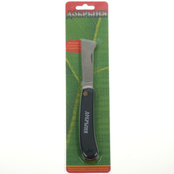 Нож прививочный нержавеющий прямой Добрыня