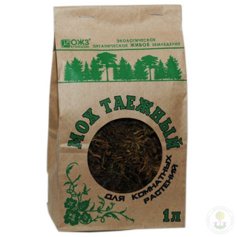 Мох таежный сфагнум 1л
