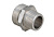 Ниппель переходной 3/4"НР / 1/2"НР латунь никель LD