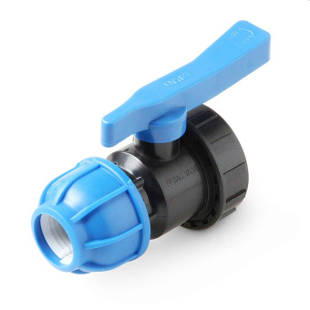 ПНД Кран 25*3/4ВР Tebo