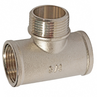 Тройник 3/4"ВР / 3/4"НР / 3/4"ВР латунь (Уд)