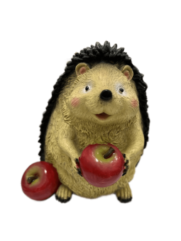 Фигура садовая Ежик с яблочками
