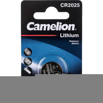 Батарейка литиевая Camelion СR2025 1шт