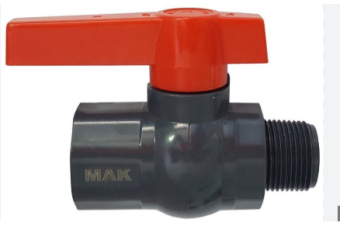 Кран шаровой PVC 3/4"ВР / 3/4"НР