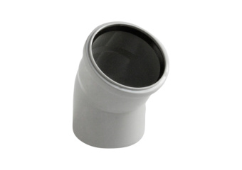 Отвод ПП внутр.канализ d50мм 45° Valfex