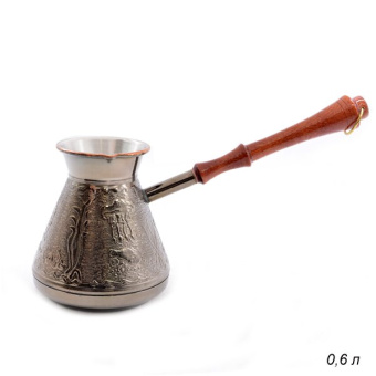 Кофеварка (турка) медная 0,64л Море